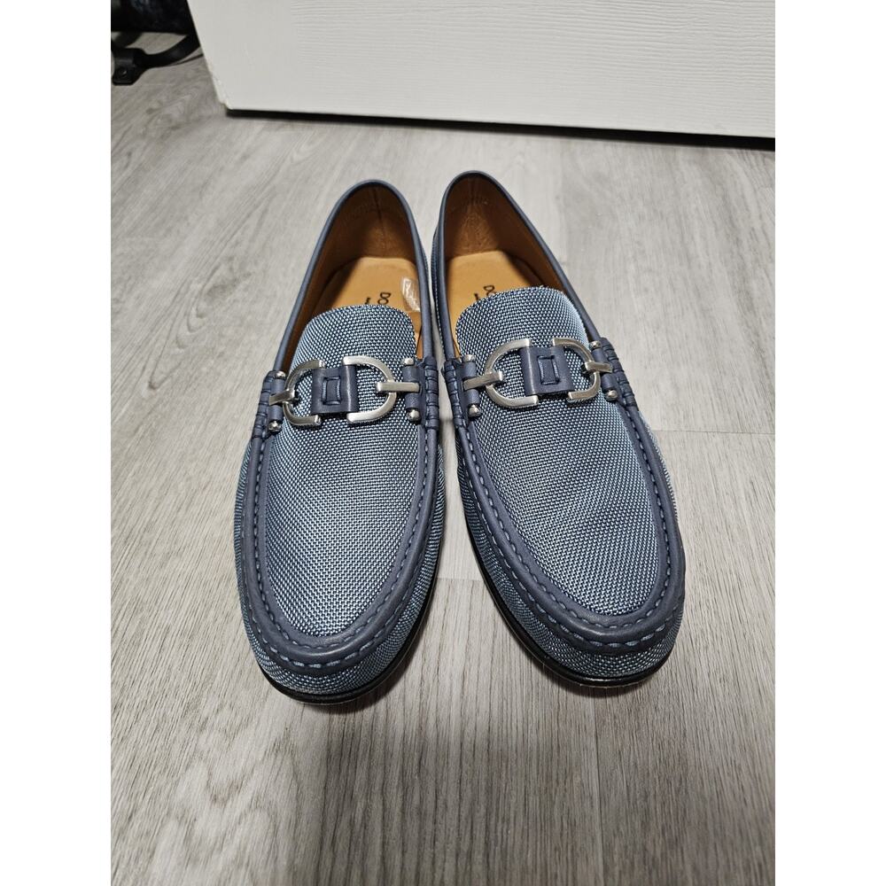 Donald Pliner Men's Dacio Nylon Slip-On Loafer Navy 8.5M